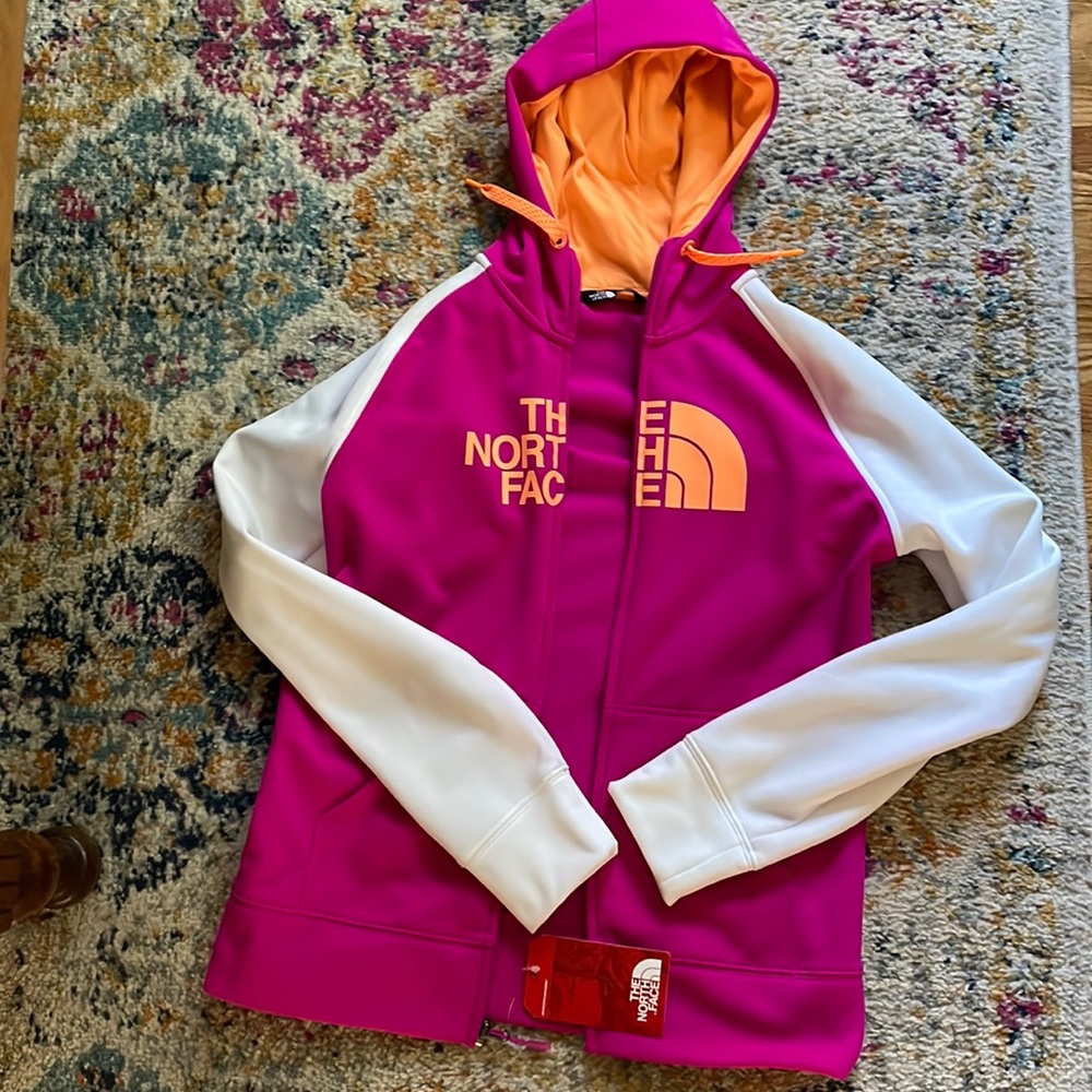 North Face zip up sweater